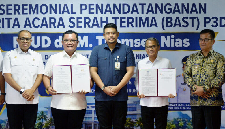 Serah Terima RSUD Thomsen Nias, Bobby Nasution Tekankan Peningkatan Layanan Kesehatan