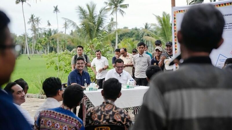 Bobby Nasution Tinjau Irigasi Afia, Dorong Produktivitas dan Sejahterakan Petani Gunungsitoli