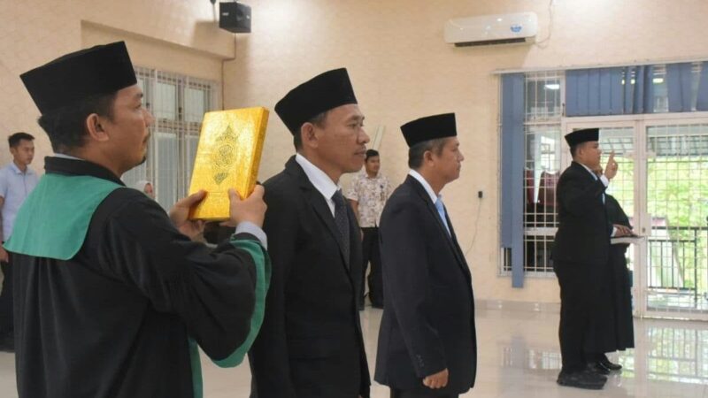 Sekda Deli Serdang Lantik Tiga Pejabat Pengawas, Ini Nama dan Jabatan Barunya