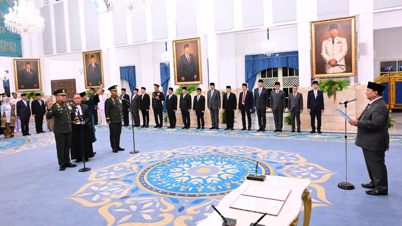 Presiden Prabowo Lantik Maruli Simanjuntak Jadi Wakil Panglima TNI, Rangkap Kepala Badan Pengelola Perbatasan dan Daerah Terpencil