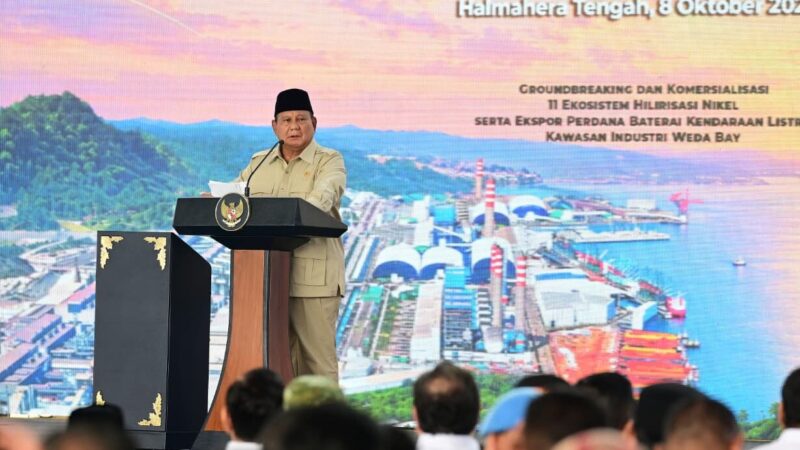 Presiden Prabowo: Ekspor Perdana Baterai Kendaraan Listrik Bukti Nyata Strategi Hilirisasi Indonesia